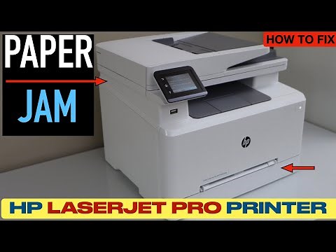 HP Color LaserJet Pro M282nw M255dw M283fdn M428fdn M281 M283 M285 Fix Paper Jam