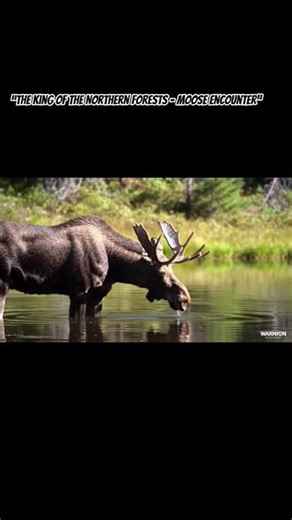 Moose USA Wildlife #Moose #WildlifeUSA #NatureLovers #USA #nature #wildlifemoose #ai