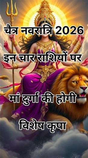 #viral #astrology Chaitra Navratri 2026: Goddess Durga will shower her infinite blessings on thes...