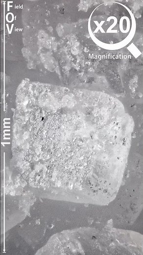Table Salt in x1000 Magnification