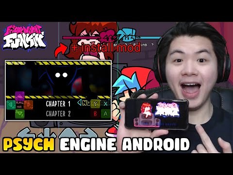 CARA BERMAIN FRIDAY NIGHT FUNKIN DI HP + INSTALL MOD! | Psych Engine (Android) - Friday Night Funkin