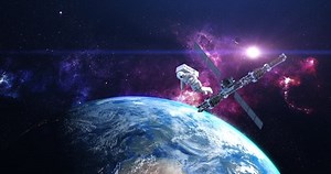 Astronaut Spacewalk Space Satellite Space Station Stock Footage Video (100% Royalty-free) 1080855530 | Shutterstock