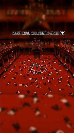 maki kill all zenin clan ☠️#jujutsukaisen #jjk #makizenin #toji #anime #amv
