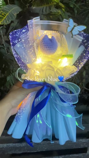 Beautiful Blue Bouquet for Valentine's Day