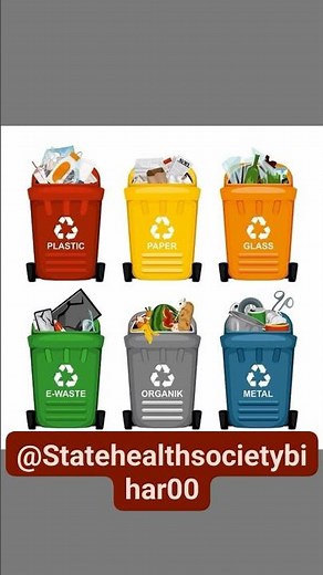 Medical waste different colour codes for waste disposal