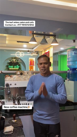 Exciting New Coffee Machine at The Leaf Salon and Cafe