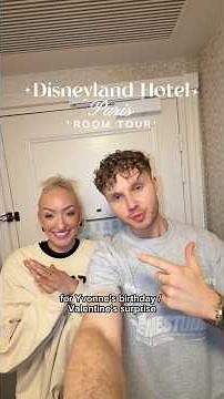 exploring our room in the DISNEYLAND HOTEL!! 🏰✨