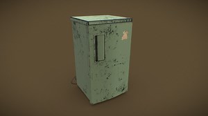 Vintage Fridge - Download Free 3D model by Tejay21