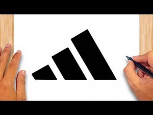 How to draw Adidas Logo