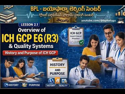 2.1 History and Purpose of ICH GCP