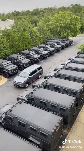 Who was being escorted in the Armored S-Class?