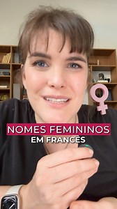 Se você está em busca de inspiração para nomes femininos em francês, vem comigo! 🇫🇷✨ Vou mostrar alguns dos nomes mais comuns na França e te ensinar como pronunciá-los corretamente. Vou te contar qual é o meu preferido. 💖 👇 Me conta aqui embaixo qual é o seu preferido, eu estou curiosa para saber! E se você quer ir além de saber pronunciar nomes em francês e falar com confiança e naturalidade, comenta aqui: FLUENTE, que eu te enviarei mais informações sobre o Programa de Francês Ativo, que e