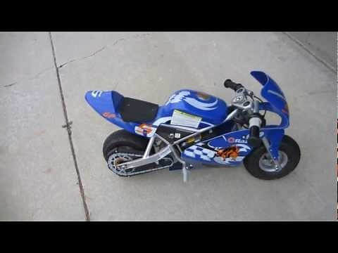 Test Ride - Razor Pocket Rocket Miniature Electric Bike / Motorcycle