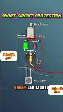 Short Circuit Protection - A Simple 12 Volt Battery #shortcircuit #shorts #electronics