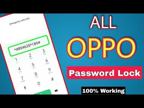 All Oppo Reset Password How to fix forgot lockscreen Password Any OPPO Pattern