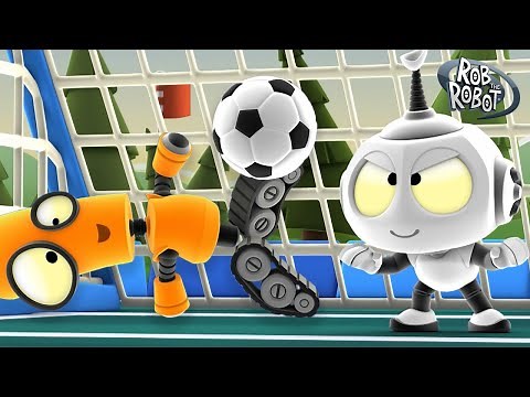 Bend it Like Orbit Soccer Special | Rob the Robot | Educational Robot Cartoons for Kids