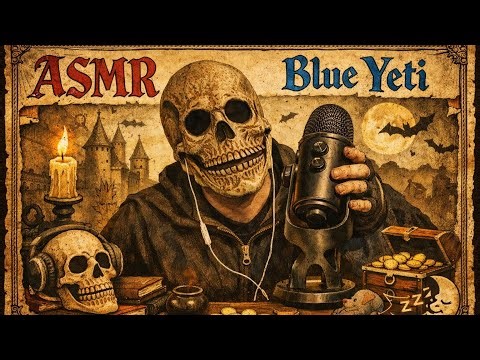 💀ASMR, Blue Yeti, Scratching, hands sound and more (No talking)