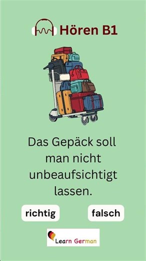 B1 Listening Skills | Übung 13 | Real-Life German Practice | Learn German