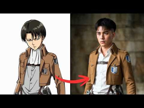 Attack on Titan in Real Life – AI Live Action Characters (Eren Yeager, Mikasa Ackerman)