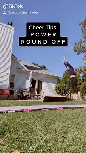 Tumbling Tutorial - Power round Off - Tumbling Tips for Cheer | The Pro Cheerleader