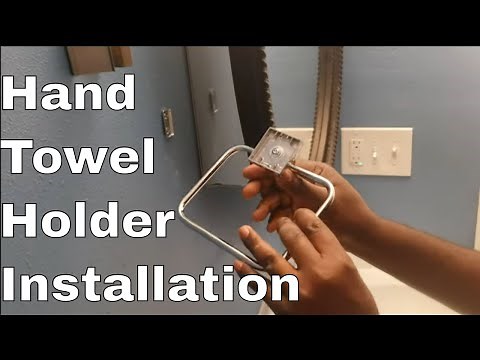 Bathroom Hand Towel Holder Installation