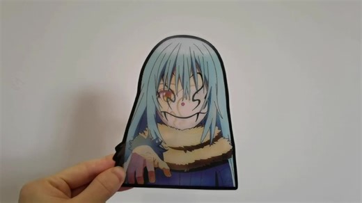 Custom Lenticular UV Printing Plastic PET PVC Sticker Carton 3D Motion Sticker of Japan Anime Sticker Design