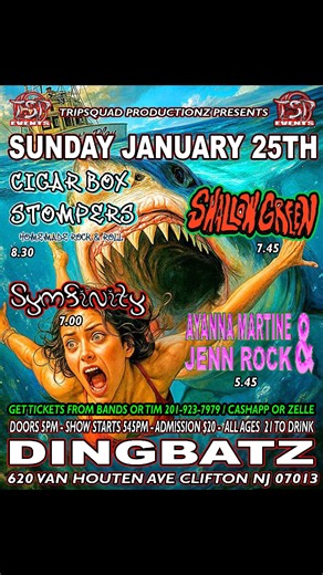 ONE WEEK AWAY!!! Check out the Cigar Box Stompers on January 25th , at the world famous Dingbats nightclub in Clifton NJ! Messages me for tickets! # Cigar Box Stompers Lazy B Cigar Box Guitars John Bernyk @ | Cigar Box Stompers