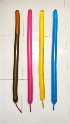 Three Smiley Balloons 🥰😄 Filled With Orbeez ASMR Reverse Popping Video #asmr #viral #trending