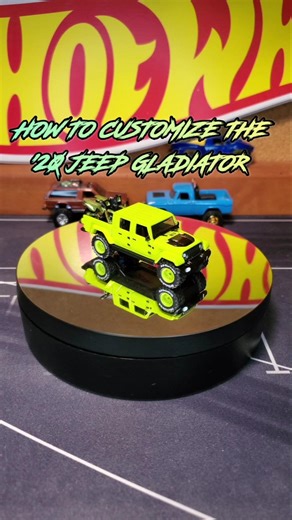 How To Customize The '20 Jeep Gladiator #Hotwheels #diecast #custom #shorts