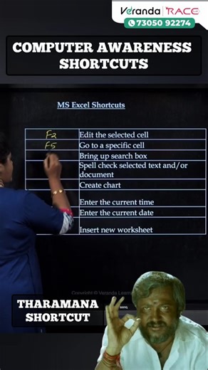 VerandaRace on Instagram: "COMPUTER SHORTCUT BY PRISCILLA MA'AM ✨ Join Veranda race Enquire Now Online - 7305061798 Offline - 7305092274"
