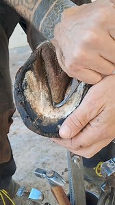 1.3M views · 9.5K reactions | Satisfying frog trim #satisfying #oddlysatisfying #asmr #farrier #horse | Farrier.Spa | Facebook