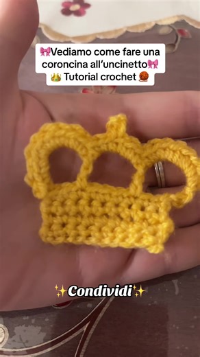 Coroncina all’uncinetto: Tutorial passo passo
