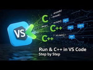 طريقة تشغيل لغة C و C++ في Visual Studio Code خطوة بخطوة.