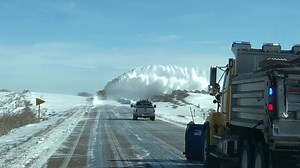 The Nebraska Department of Roads & the Custer County Sheriffs Office making their way through NE Hwy 92 today. (Video provided & permission to use by the Custer County Sheriff's office) | Custer County Emergency Management