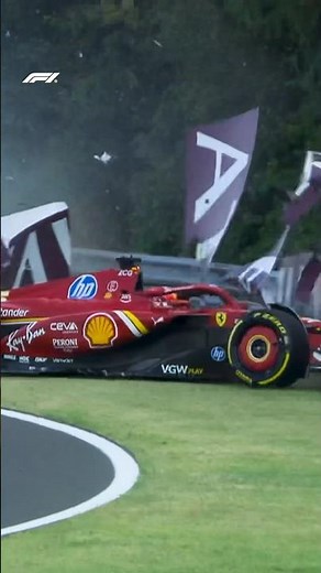 Charles Leclerc's High Speed Crash! 😮