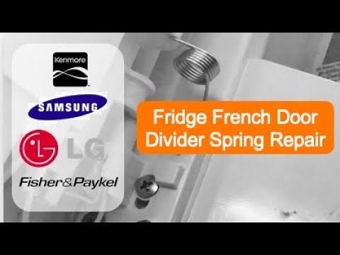 How to Fix a Refrigerator French Door Spring (Replacement) Mullion Flap