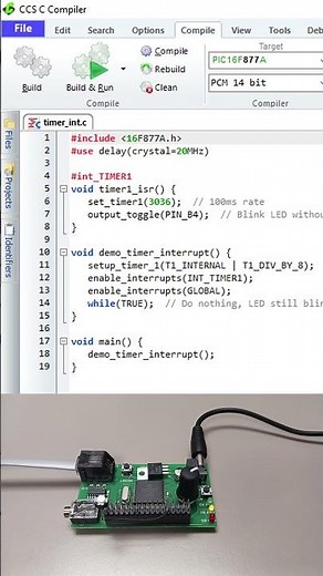 Timer Interrupt and the CCS C Compiler
