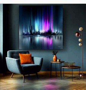 Animated City Lights LED Lightbox: Dynamic Skyline Wall Art - Etsy