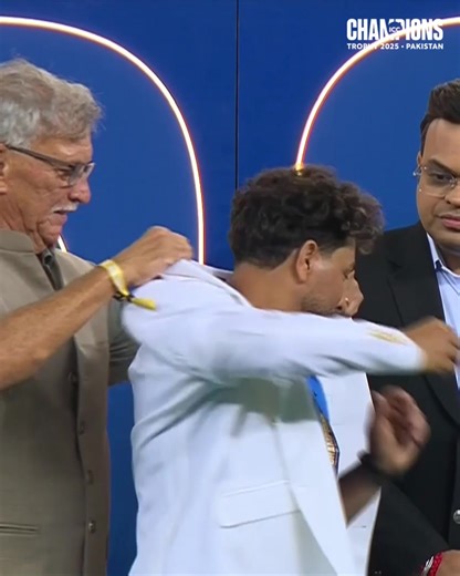 82M views · 2.7M reactions | The #ChampionsTrophy 2025 winners adorn the iconic white jackets 良 #CricketReels #Reels | ICC - International Cricket Council | Facebook