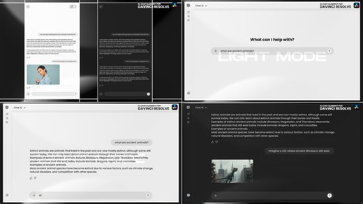 AI Chat Assistant Davinci Resolve