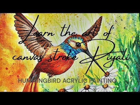 How to Paint Hummingbirds (Acrylic Tutorial)