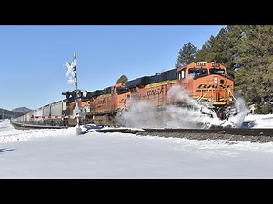 Railfanning the BNSF in Snowy Williams, Airzona