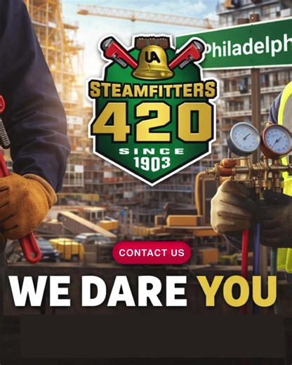 If you’re a Steamfitter or HVAC Tech in the Philadelphia area, it’s time to start 2026 the right way. Our members earn real benefits, high wages, and long-term financial security—with protection, representation, and stability through the union. This is a career built to last, not a job you outgrow. If there’s a reason you shouldn’t be working with us, we’d be surprised. We dare you to learn more. This may be the smartest move you make all year. Contact us: https://bit.ly/3N6vClp #Philadelphia #P