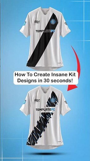 How to Create INSANE Kit Designs in 30 Seconds | Photoshop Tutorial #kitdesign #footballdesign