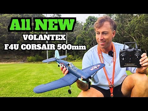 Full unbox and flight review Volantex F4U CORSAIR 500mm RTF