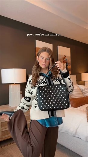 𝑰𝑵𝑫𝒀 𝑩𝑬𝑳𝑳𝑬 on Instagram: "Comment “CARDIGAN” and I’ll send you all the 🔗’s for items shown in this post! You can also always shop my stories or AMZ storefront. 🔗 is in my bio 🤗 Honestly, had such a hard time deciding which color to put on, because they are all so good! This cardigan will not disappoint 🤩 Wearing size xsmall/small https://amzlink.to/az0yAQ7hrMhfO Quilted floral cardigan wide leg dress pants tailored denim shirt studded bag layering trousers #affordablefashion #outfit