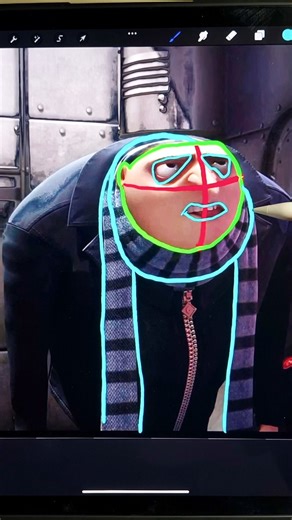 How to Draw GRU from Despicable me 🤣😂#shorts #gru#draw