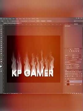 Fire Text Design Like a Pro | Photoshop Flame Effect Tutorial #shorts#short#photoshop#design#editing