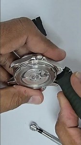Omega Watch Bracelet Removal and Rubber Strap Installation
