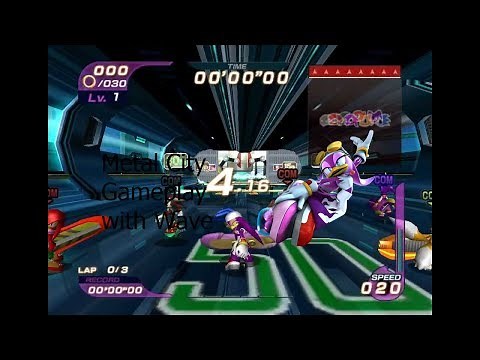 Sonic Riders - Wave - Metal City Gameplay